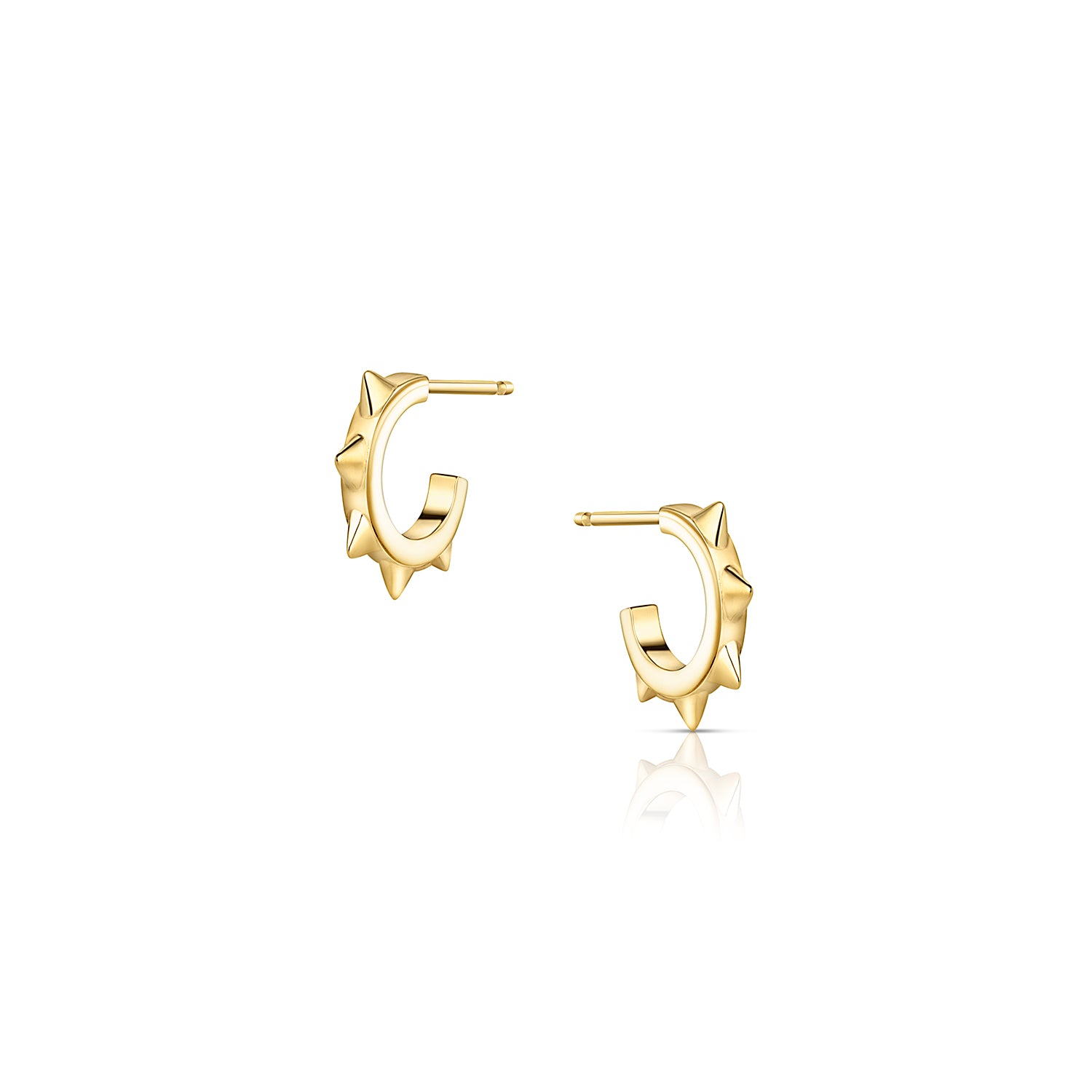 Spike Hoop Earrings Pair