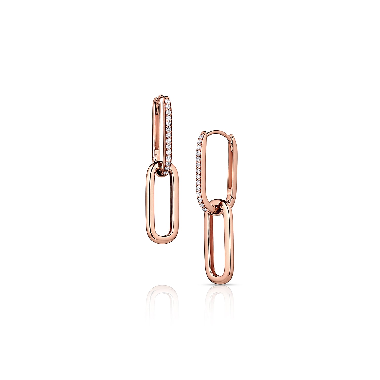 Paperclip Earrings 14k