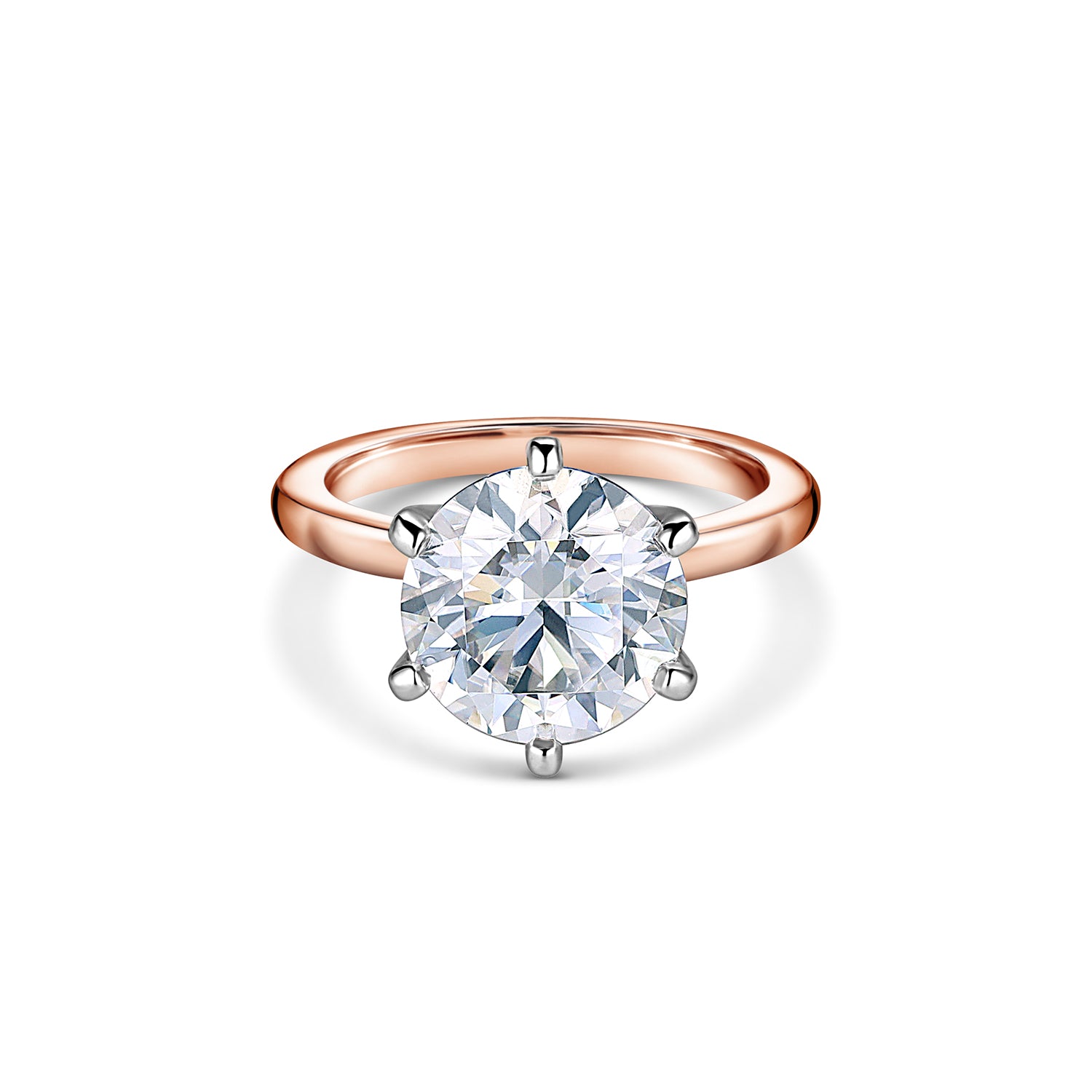 Rose Gold Solitaire Ring