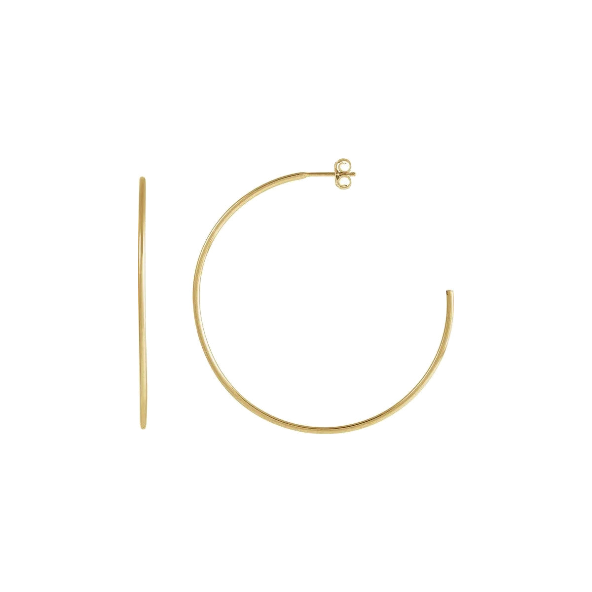 Hoop Earrings in 14K Yellow Gold Filled