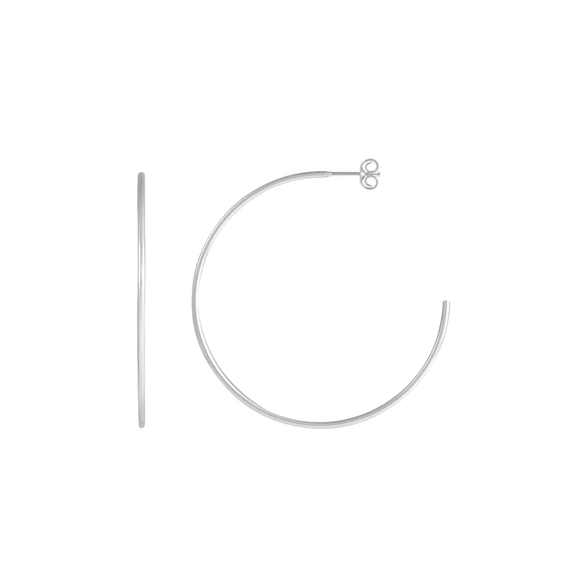 Hoop Earrings in Sterling Silver