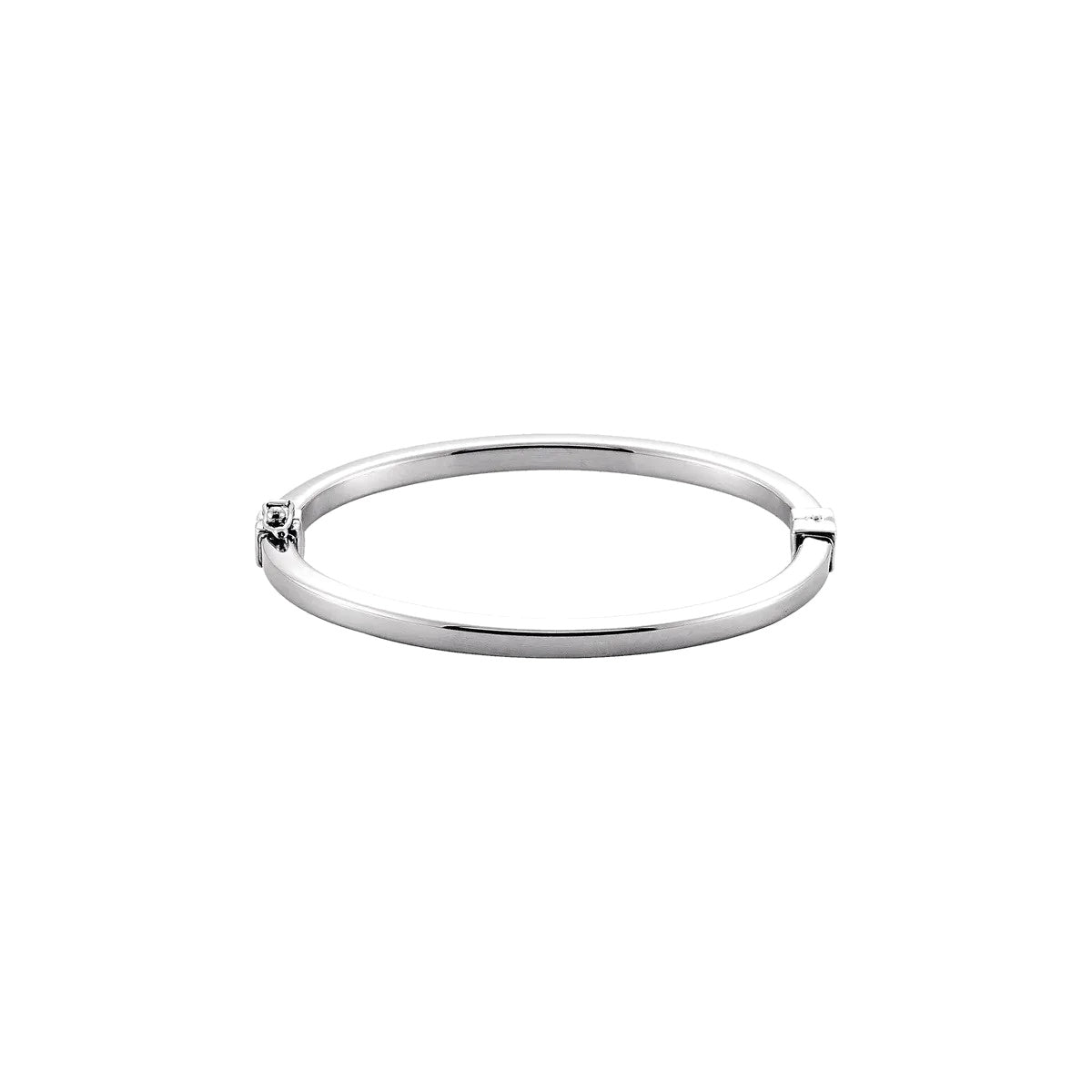 Hinge Bangle Bracelet in Sterling Silver
