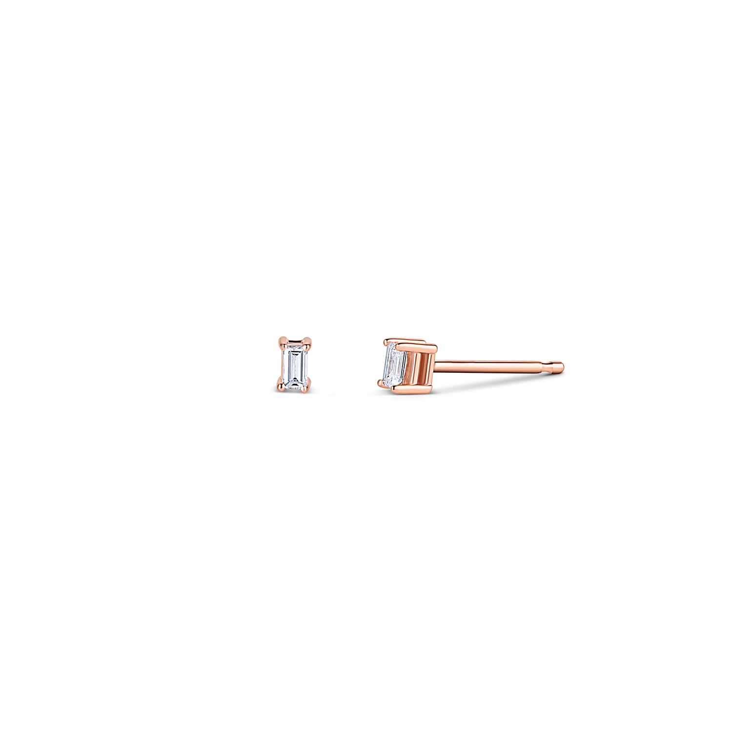 Baguette Stud Earrings