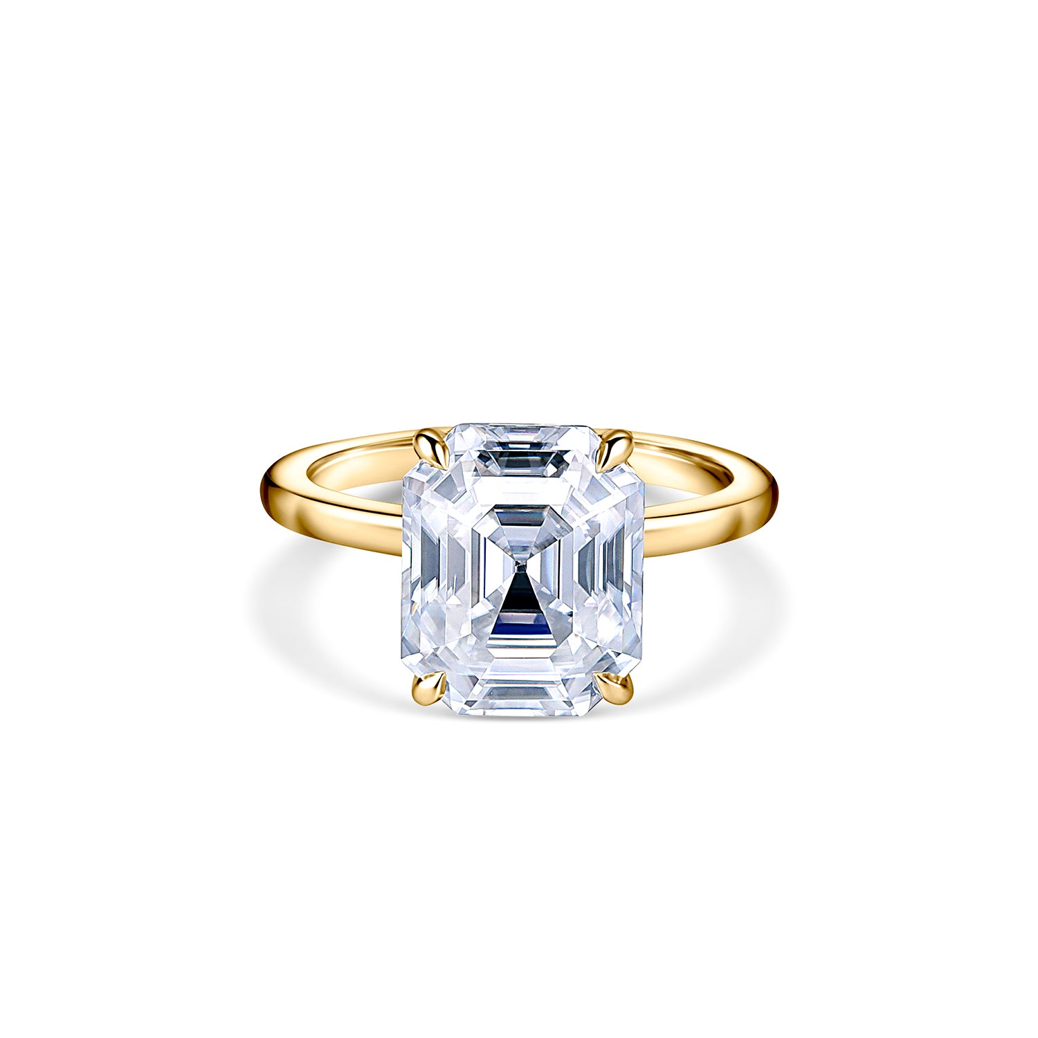 elongated asscher cut Ring